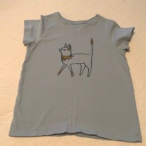 Tea Collection girls tee, EUC, sz 12, fits small